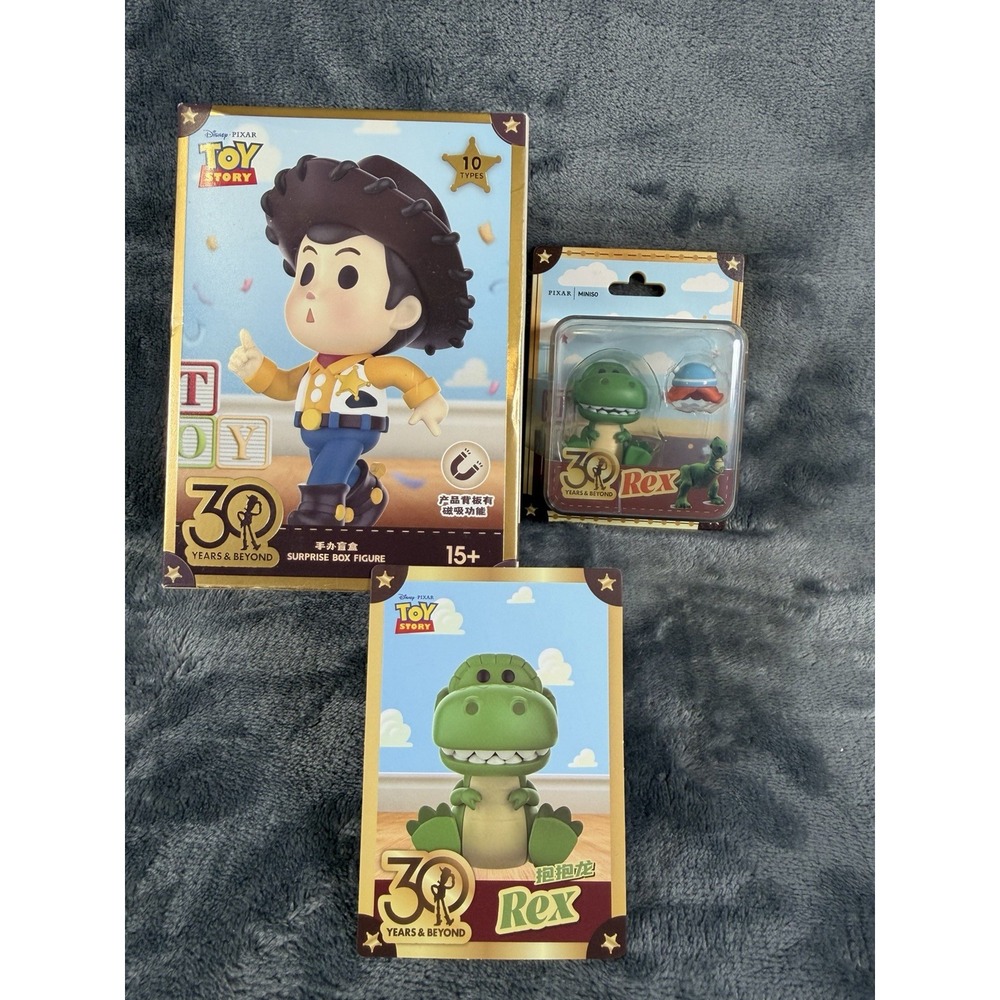 MINISO x Disney Pixar Toy Story 30 Years & Beyond Box Figure REX